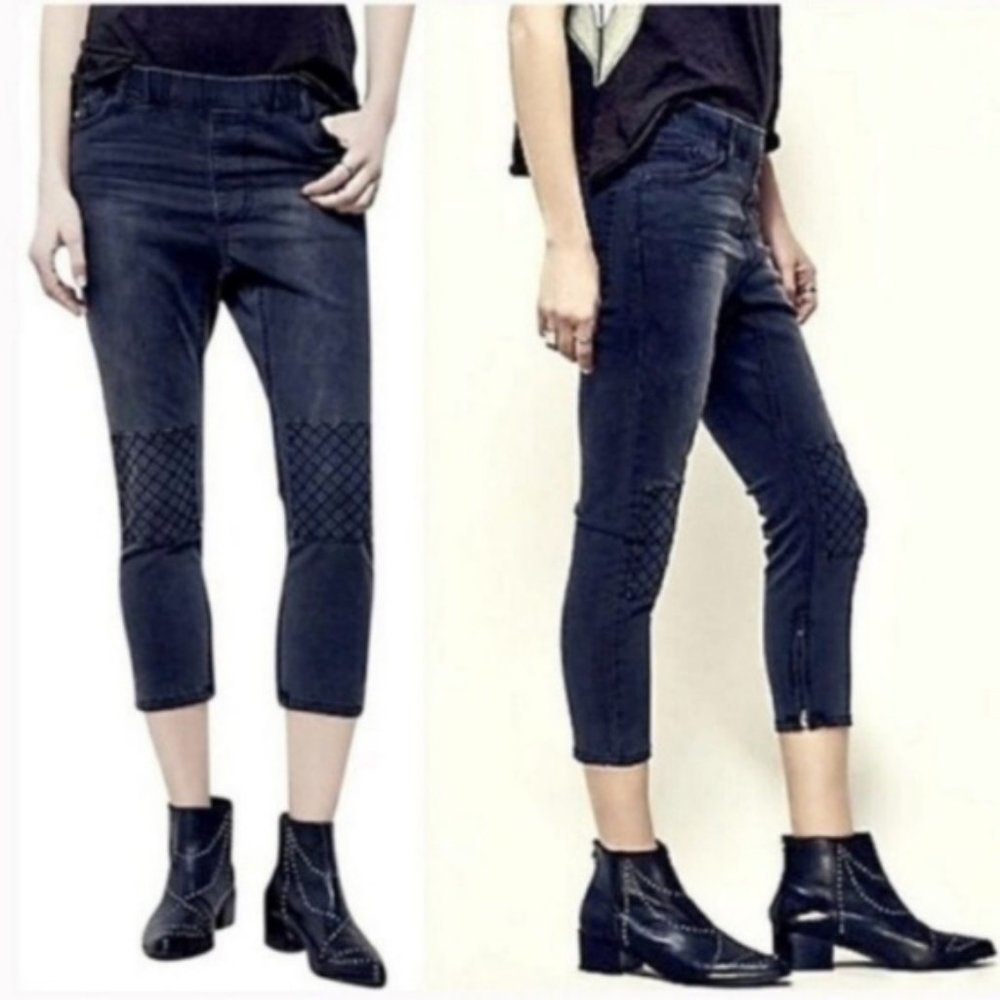 One Teaspoon Free People Black High Waisted Jeans